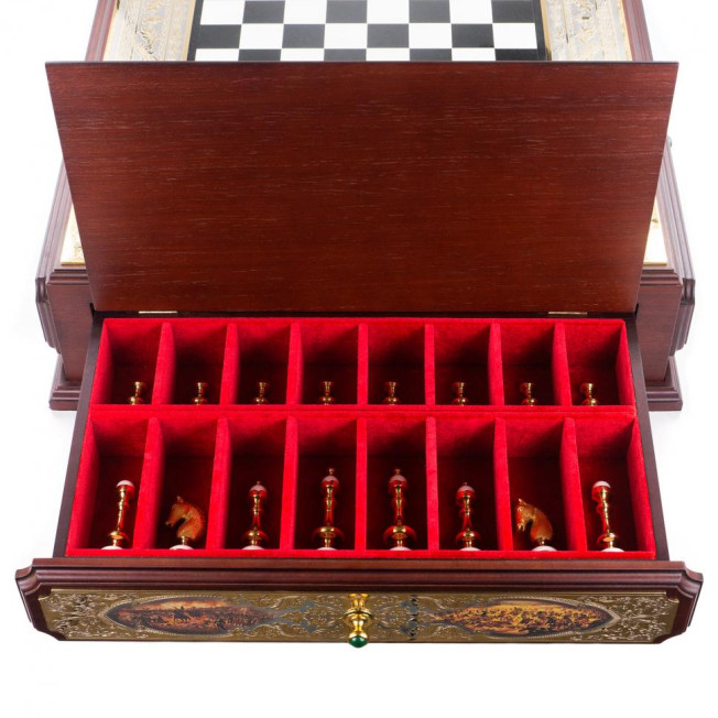 Эксклюзивные шахматы &quot;Баталия&quot; ручная работа Златоуст