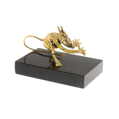 Бронзовая статуэтка &quot;Чертик&quot; долерит