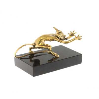 Бронзовая статуэтка &quot;Чертик&quot; долерит