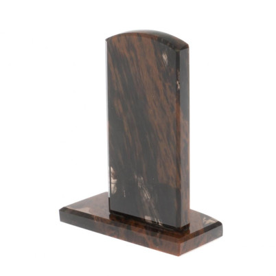 Икона настольная &quot;Образ пресвятой богородицы &quot;Умиление&quot;&quot; камень обсидиан