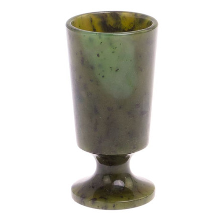 Рюмка на ножке из нефрита 40 мл 4х8 см