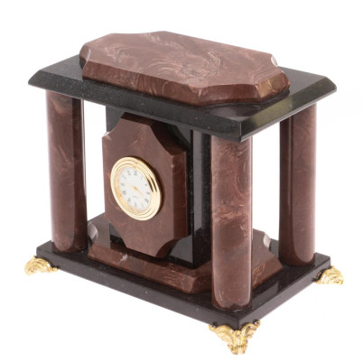 Часы из лемезита 17х12х17 см