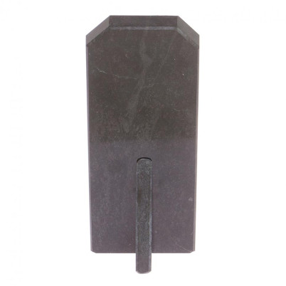 Часы "Погон генерал" цвет серебро камень змеевик