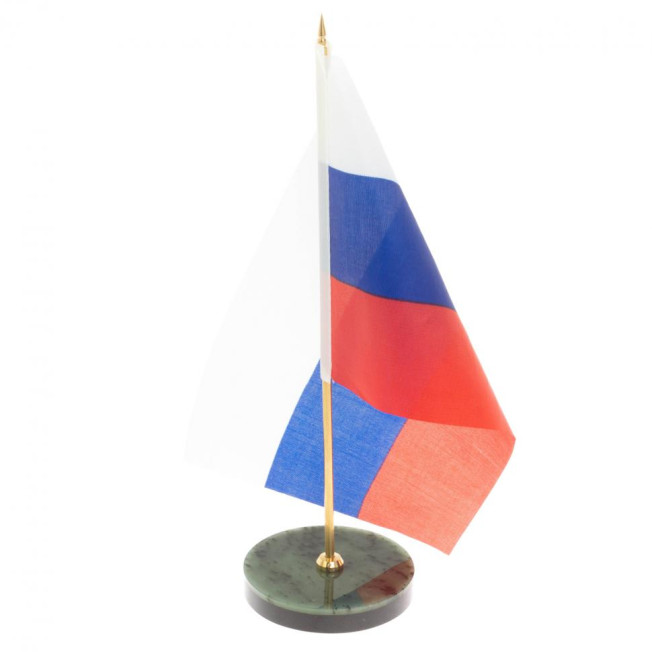 Флагшток из нефрита 7,5х7,5х26 см