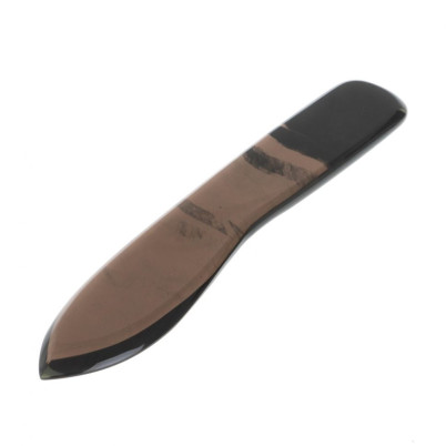 Нож каменный из черного обсидиана