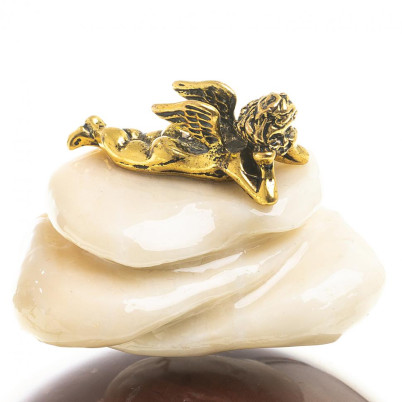 Сувенир Шар Антистресс &quot;Ангел&quot; камень лемезит