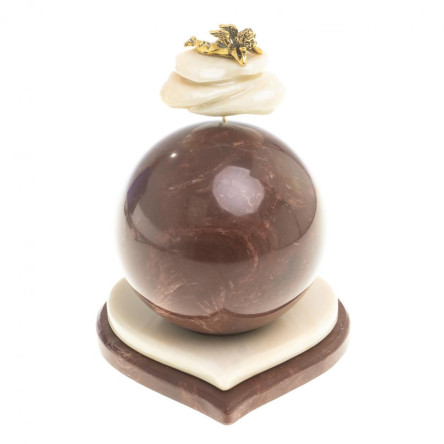 Сувенир Шар Антистресс "Ангел" камень лемезит