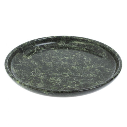 Водочный набор 12 стопок на подносе из змеевика