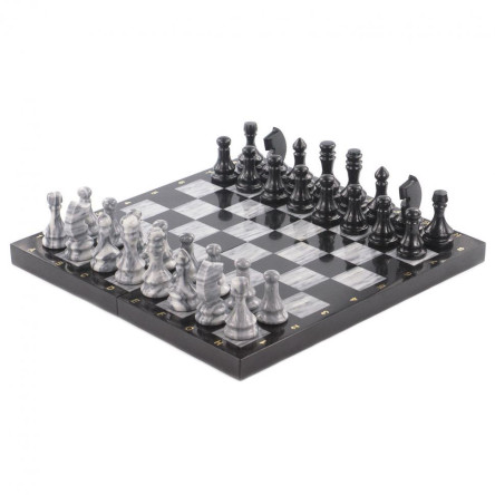 Настольная игра Шахматы Шашки Нарды 3 в 1 из камня