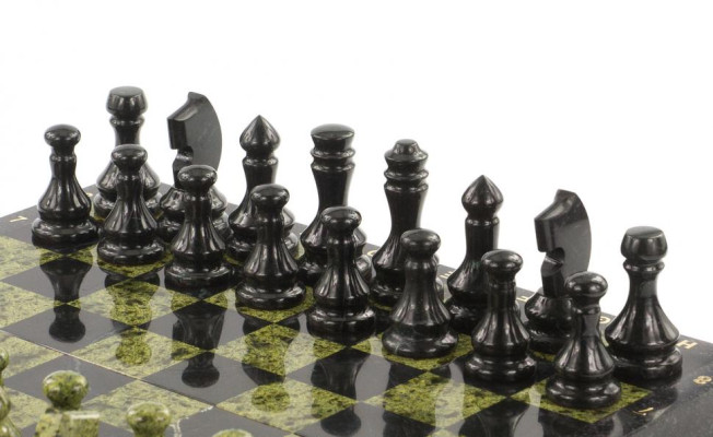Настольная игра Шахматы Шашки Нарды 3 в 1 из камня
