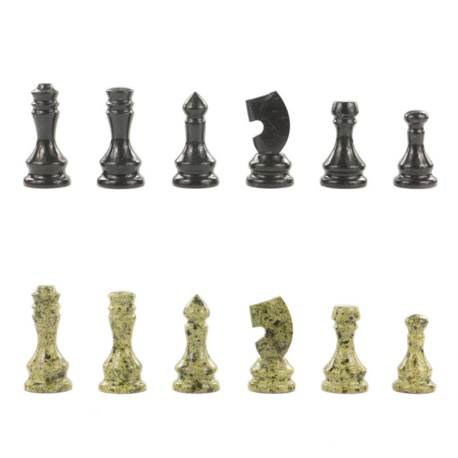 Настольная игра Шахматы Шашки Нарды 3 в 1 из камня