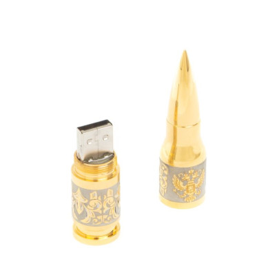 Флешка "Патрон" с гербом РФ 32 Gb Златоуст