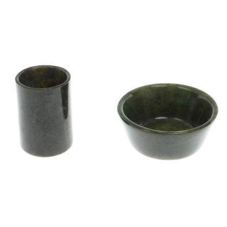 Водочный набор "На посошок" из нефрита