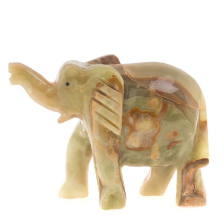 Статуэтка из оникса "Слон" 21х6,5х16 см (8)