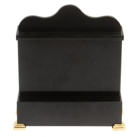 Часы "Кариатида" бронза долерит офиокальцит