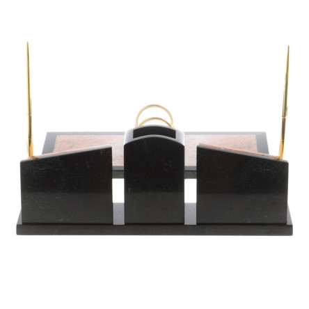 Письменный прибор "Элегант" из розового мрамора