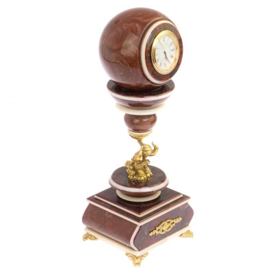 Часы антистресс &quot;Шар на слоне&quot; из лемезита 10,5 см