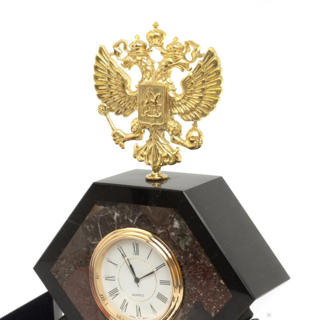 Настольный набор "Герб" из конгломерата