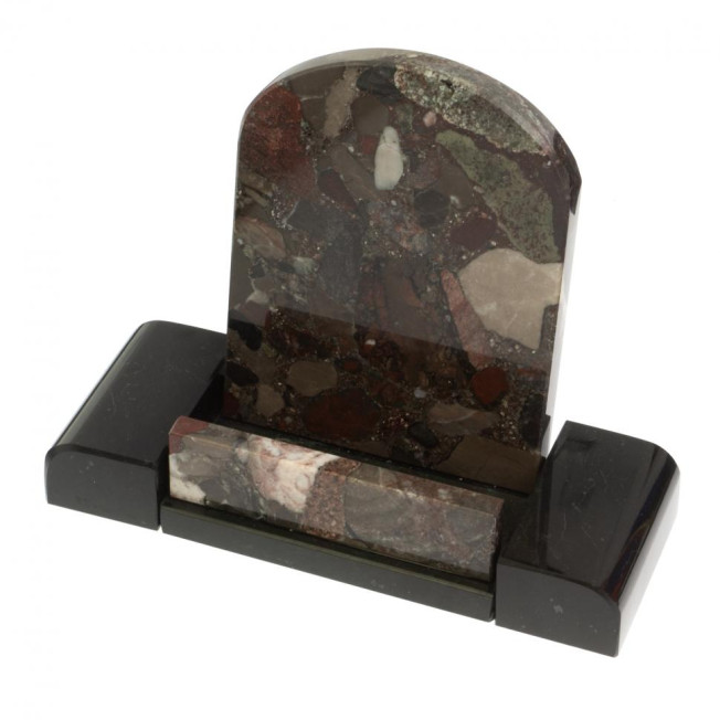 Настольный набор "Герб" из конгломерата