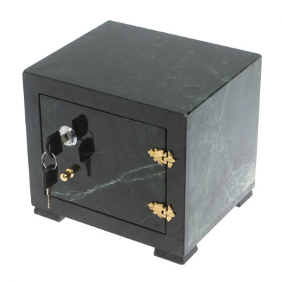 Сейф малый из змеевика 19х16х17 см