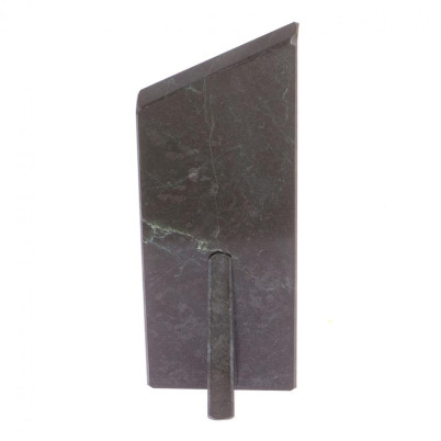 Часы "Погон генерал" цвет серебро камень змеевик треугольные