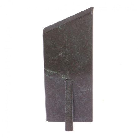 Часы "Погон генерал" цвет серебро камень змеевик треугольные