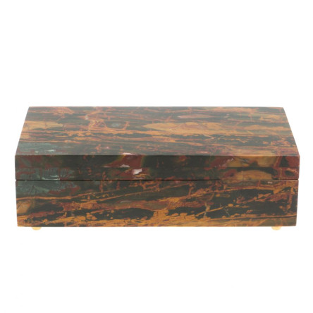 Шкатулка "Купюрница" из яшмы 19,5х10х6 см