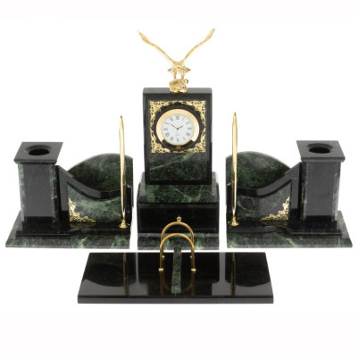 Письменный набор "Горный орел" шабровский змеевик