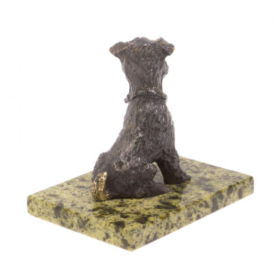 Статуэтка из бронзы &quot;Ризеншнауцер&quot; из бронзы