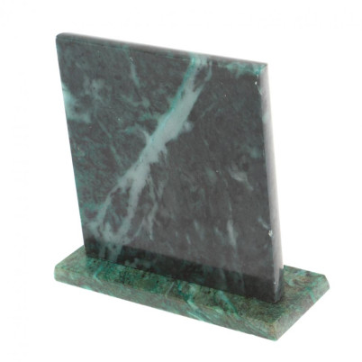 Икона настольная &quot;Матрона Московская&quot; камень змеевик 11,5х4,5х12 см