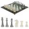 Шахматы подарочные "Стаунтон" 44х44 см мрамор / шабровский змеевик