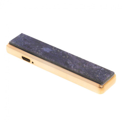 USB зажигалка из камня флюорит сиреневый