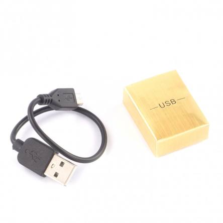 USB зажигалка из камня флюорит сиреневый