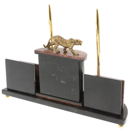 Настольный прибор "Гепард" из лемезита