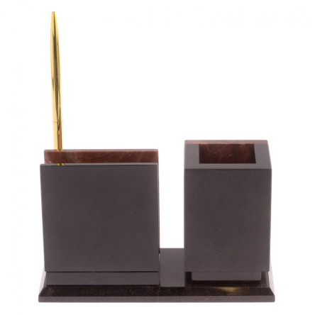 Письменный мини-набор из лемезита и долерита