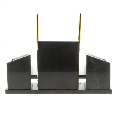 Письменный набор &quot;Канцелярский&quot; с гербом камень мрамор