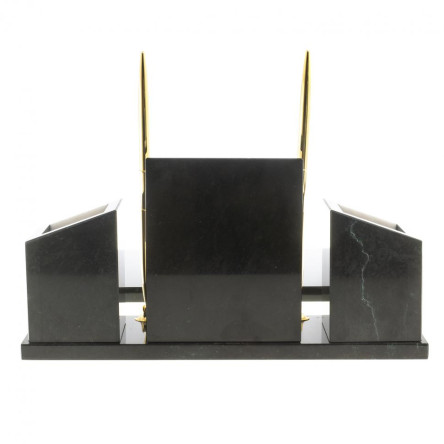 Письменный набор "Канцелярский" с гербом камень мрамор