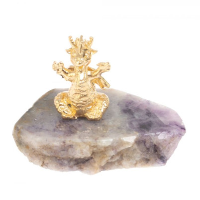 Сувенир на подставке из флюорита &quot;Дракоша&quot;