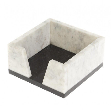 Настольный набор "Герб" из мрамора с лотком А4 и бюваром