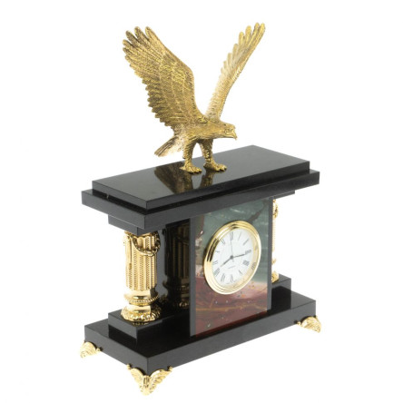 Часы "Орел" из яшмы