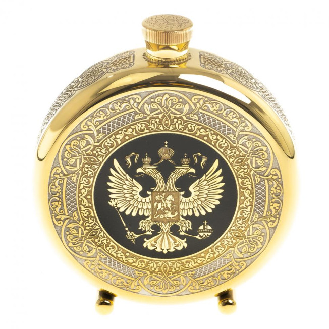 Фляжка "Герб РФ" Златоуст