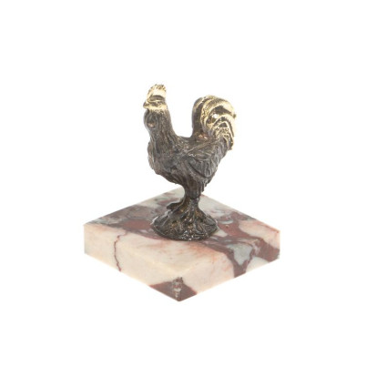 Статуэтка из бронзы и креноида &quot;Курочка&quot;