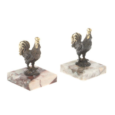 Статуэтка из бронзы и креноида &quot;Курочка&quot;