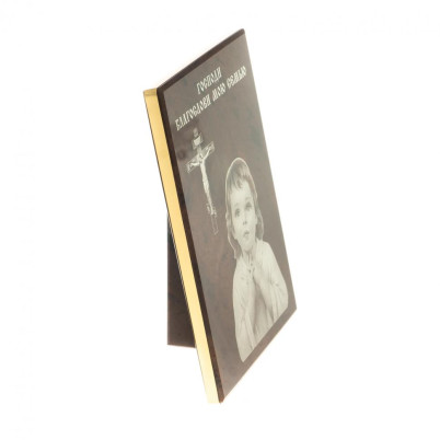 Оберег настольный &quot;Благослави мою семью&quot; камень обсидиан