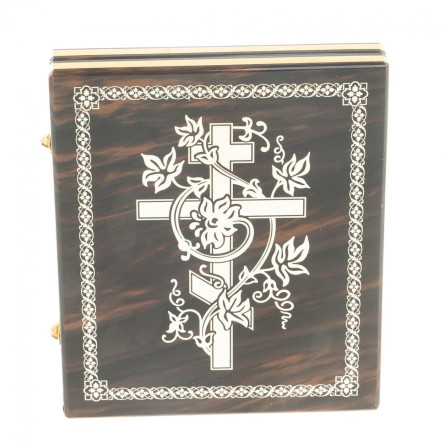 Икона складная "Семистрельная БМ"  камень обсидиан