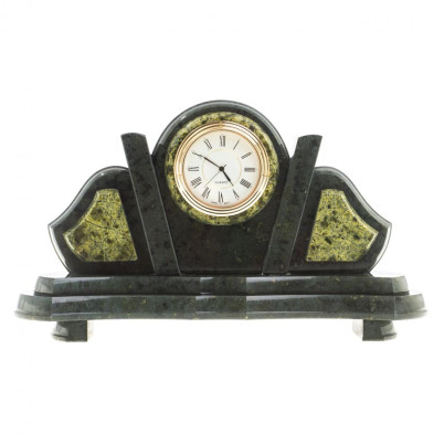 Настольные часы &quot;Летучая мышь&quot; камень змеевик