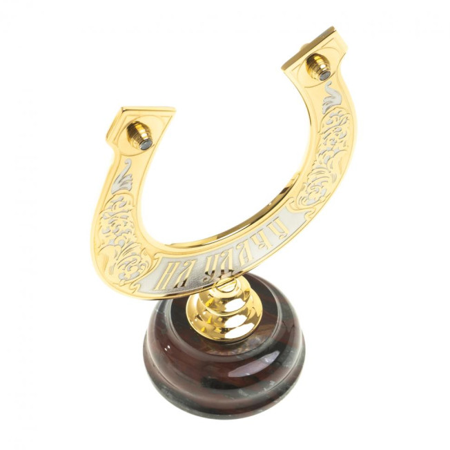 Подкова "На удачу" яшма большая