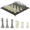 Шахматы подарочные "Стаунтон" 44х44 см мрамор / змеевик