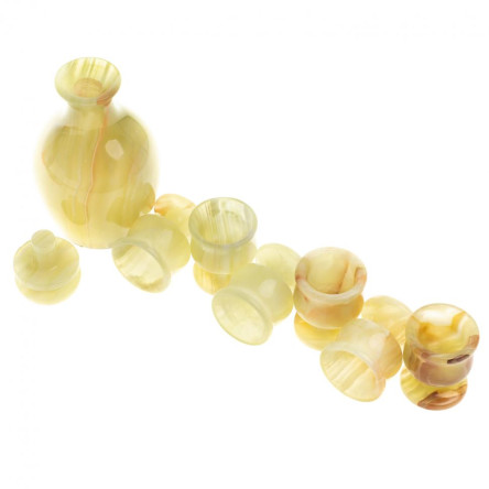 Коньячный набор из оникса (3х5)