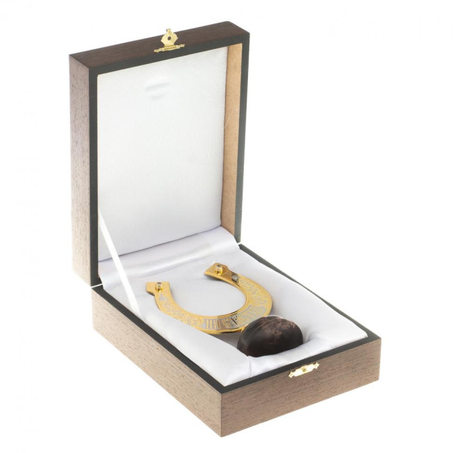 Подкова "На счастье" яшма большая